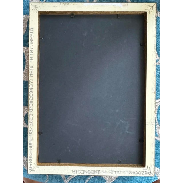 Contemporary Contemporary Black and White Abstract Paintings, Set of 4, Framed For Sale - Image 3 of 4