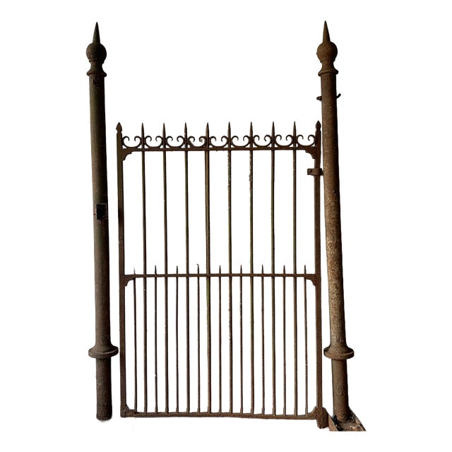 19th Century Cast Iron Gate For Sale