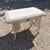 Shabby chic painted wicker type desk with drawer. Wicker is really a rope- it’s been painted- see photos. The drawer pulls...