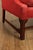Georgian Style Upholstered Mahogany Loveseat For Sale - Image 10 of 18