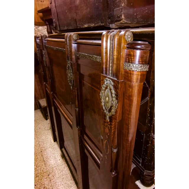 Double Bed with Inlays in Worked Brass from Liberty For Sale - Image 10 of 18