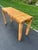 Wood Billy Baldwin Style Wrapped Wicker Console Table With Minimalist Design For Sale - Image 7 of 18