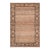 Boho Chic Gabbeh Beige/Rust Wool Rug - 6'1'' X 9'5'' For Sale