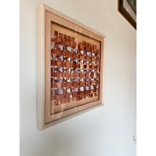 Add a unique and textural touch to your space with this Vintage Mixed Media Collage Paper Wall Art. This one-of-a-kind...