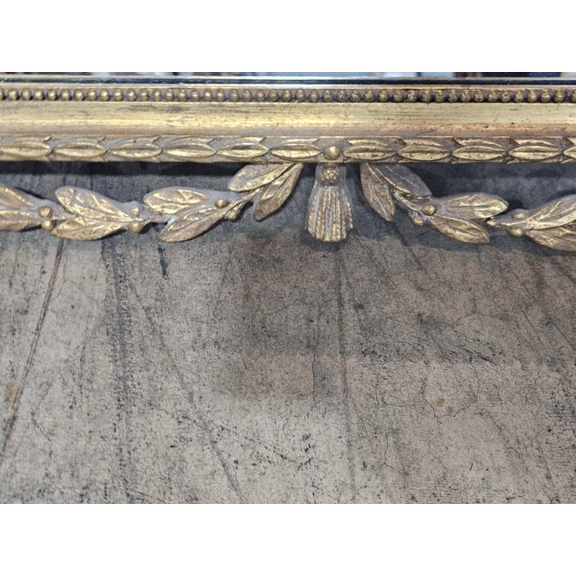 Gold Late 20th Century Friedman Brothers Eagle Mirror Williamsburg Style Gold Gilt Frame For Sale - Image 8 of 16