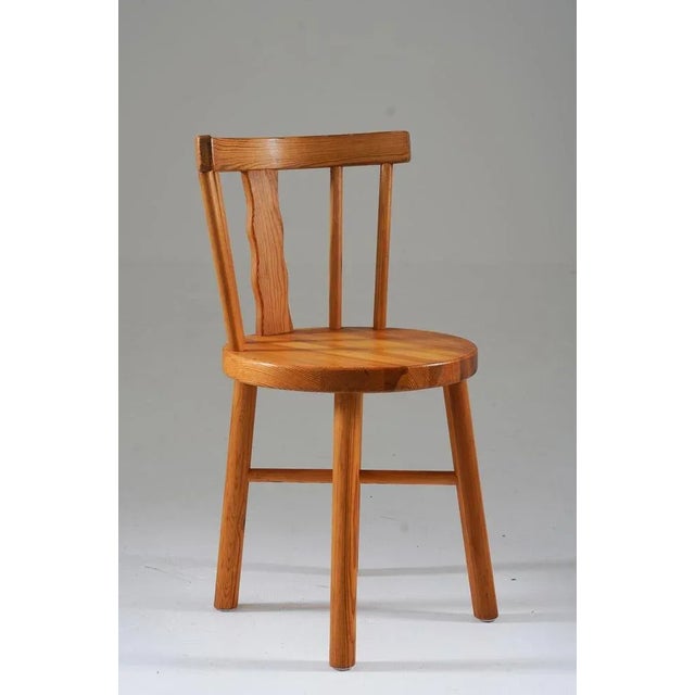 Swedish Chairs in Pine by Steneby Hemslöjd, 1960s, Set of 5 For Sale - Image 3 of 11