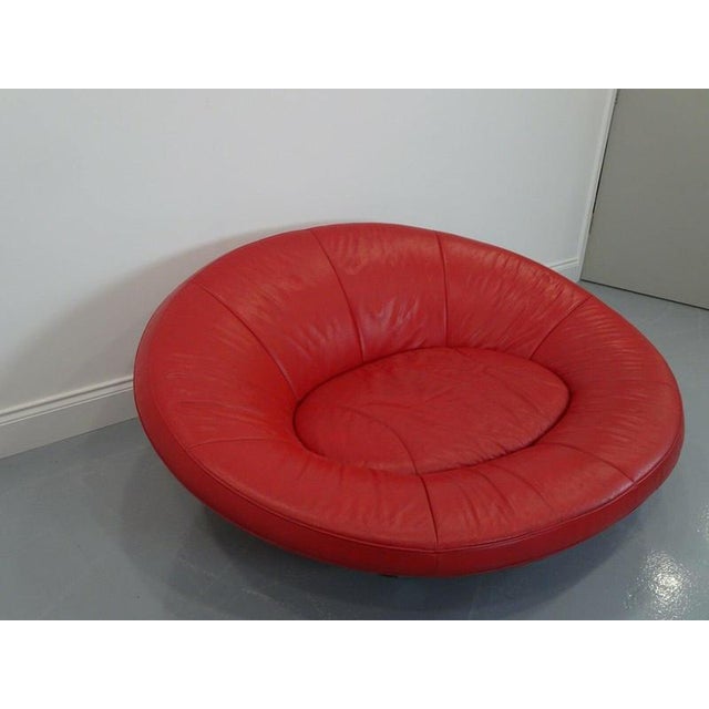 2000 - 2009 DS-152 Lounge Sofa in Classic Red Leather from de Sede For Sale - Image 5 of 7