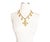 Contemporary Chanel Vintage Gold Plated CC Filigree Paisley Necklace For Sale - Image 3 of 6