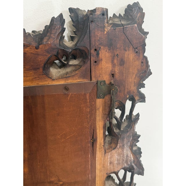 Large Continental Mirror With Beveled Glass and Grapevine Motif For Sale - Image 14 of 14