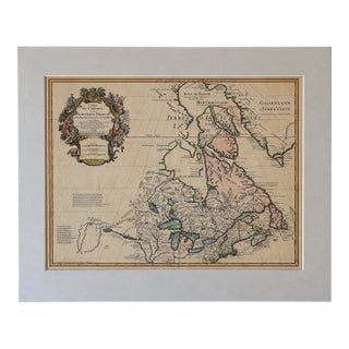 Great Lakes and Canada Map — By Guillaume Delisle, Dezauche, Paris, 1783 For Sale
