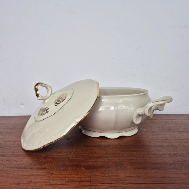 Ceramic Porcelain Soup Tureen from Bareuther, Germany, 1960s For Sale - Image 7 of 12