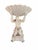 Vintage Portuguese White Glazed Ceramic Figural Shell Compote Centerpiece Blanc De Chine Rocco Style For Sale - Image 9 of 9