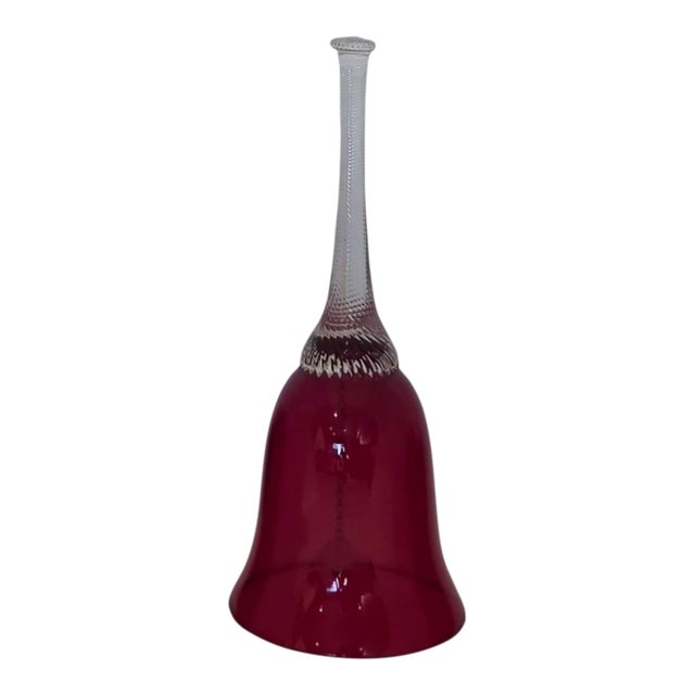 Jones Glass Handmade Bell For Sale