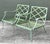 Brown Jordan Vintage Regency Brown Jordan “Florentine” Cast Aluminum Lounge Chairs - A Pair For Sale - Image 4 of 10