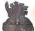 Huge Antique Hand Painted 17th Century Copper Wrought Iron Religious Sign Statue For Sale - Image 13 of 18
