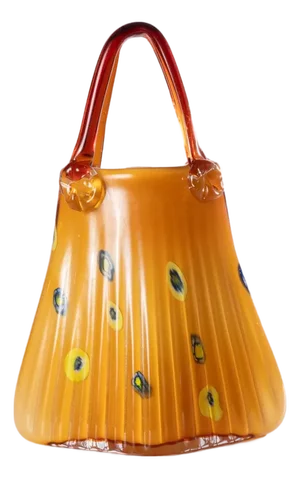 Vintage Art Glass Purse