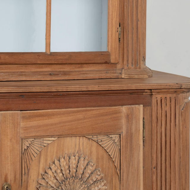 19th Century Tall Bookcase Display Cabinet From Portugal For Sale - Image 9 of 17