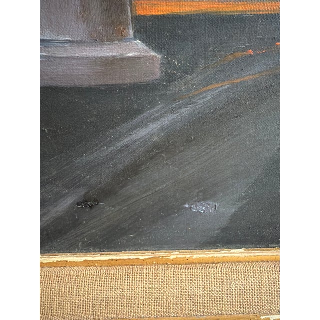 Vintage John Dunbar Mid-Century Original Oil on Canvas Coastal Seascape, C. 1960 For Sale - Image 4 of 9