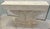 Very cool vintage double rams head console table from the 1980's-90's. It has a Greek Neoclassical style which crosses...