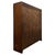 Wood Antique 20th Century Oak Glazed Display Cupboard For Sale - Image 7 of 9