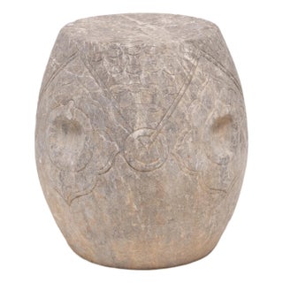 Chinese Qing Stone Prosperity Drum, C. 1800 For Sale
