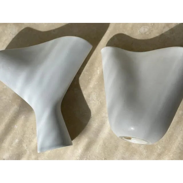 Ceramic Ceramic Veckla Vases by Stig Lindberg for Gustavsberg, 1950s, Set of 2 For Sale - Image 7 of 9