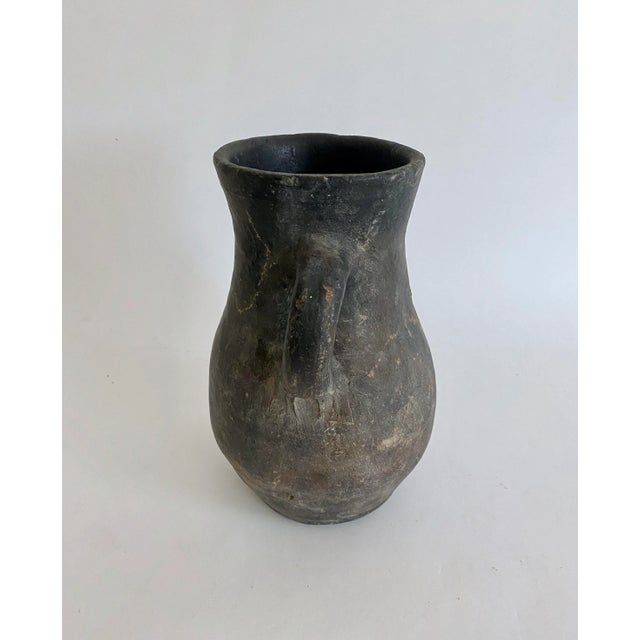 Ceramic Antique Turkish Pottery Pitcher/Vase For Sale - Image 7 of 10