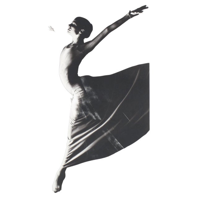 Late 20th Century Late 20th Century Ballet Dancer Wall Art, Black and White For Sale - Image 5 of 5