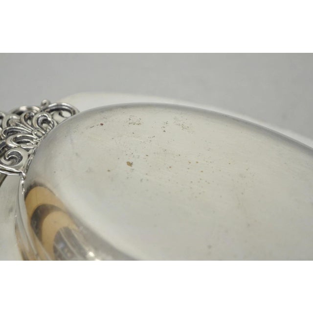 Metal Vintage Reed & Barton Nordic 1152 Silver Plated Covered Vegetable Serving Dish For Sale - Image 7 of 15