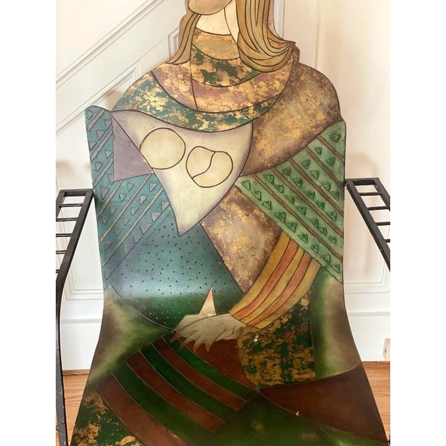 1970s Sculptural Picasso Style Bentwood and Steel Armchairs – a Pair For Sale - Image 10 of 12