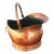 Antique Victorian Copper Helmet Coal Scuttle For Sale