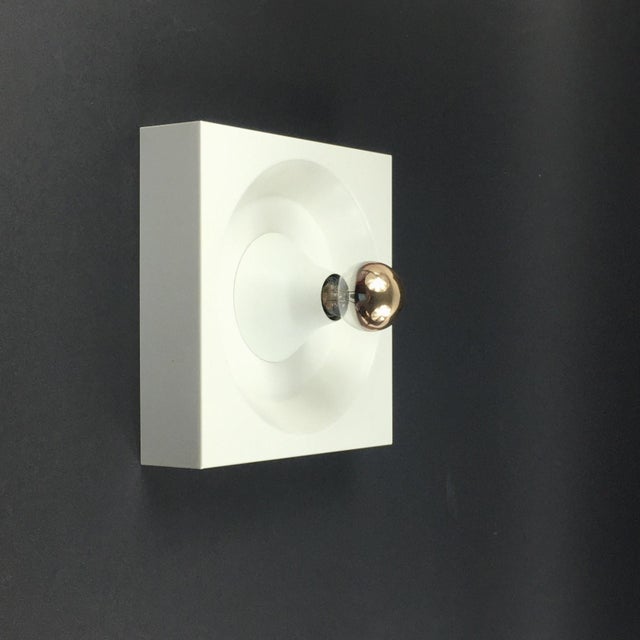 Mid-Century Modern Space Age Wall Lights by Klaus Hempel for Kaiser Leuchten, 1970s, Set of 2 For Sale - Image 3 of 9