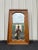 A terrific piece of antique decor. This full length antique mirror hails from the early 1900's with aged oak and hand-cut...
