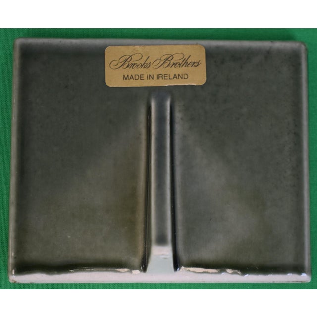 Ceramic Mid 20th Century Set of 3 Porcelain Plaques W/ Hunting Scenes Made in Ireland by Roy Wallace For Sale - Image 7 of 8