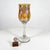 Amber Aaron Slater Studio Design Art Glass Sculptural Stem Wine Goblet For Sale - Image 8 of 9