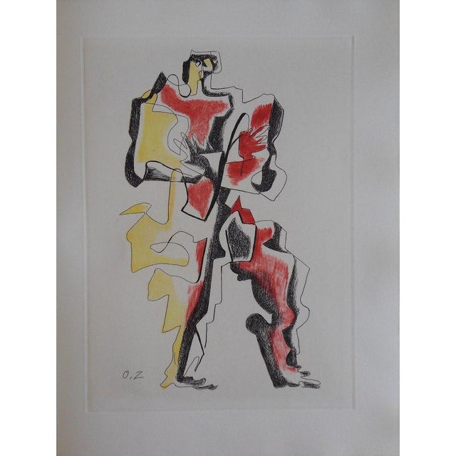 Ossip Zadkine, Character, Original Signed Engraving For Sale - Image 4 of 4