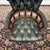 Chesterfield Desk Chair in Green Leather For Sale - Image 6 of 8