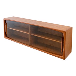 Floating Display Sideboard in Teak, 1960s For Sale