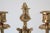 Brass Louis XVI Style Three Arm Brass Candelabra For Sale - Image 8 of 9