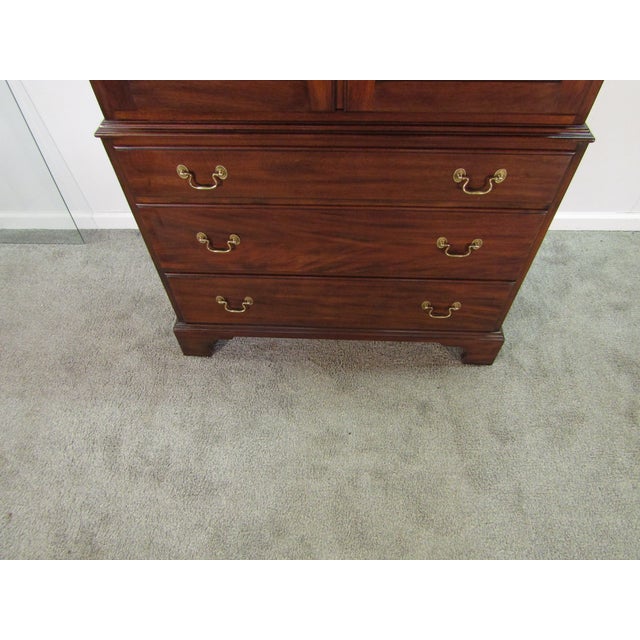 Henkel Harris Solid Mahogany Linen Chest For Sale - Image 6 of 10