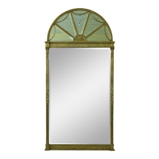 Friedman Brothers Arch Top Gold Frame Mirror For Sale