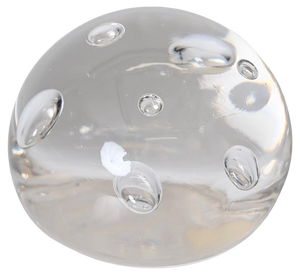 Spherical Paper Weight in Murano Bubble Glass from A. Seguso, Italy, 1970s