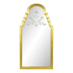 Early 20th Century Swedish Neoclassical Gilt Mirror
