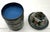 Antique 19th Century Chinese Cloisonné Stacking Box, Late Qing Dynasty, Blue Enamel, Scholar Accessory For Sale - Image 9 of 15