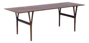 Peder Pedersen Dk for Helge Vestergaard Jensen Mid Century Danish Rosewood Coffee Table