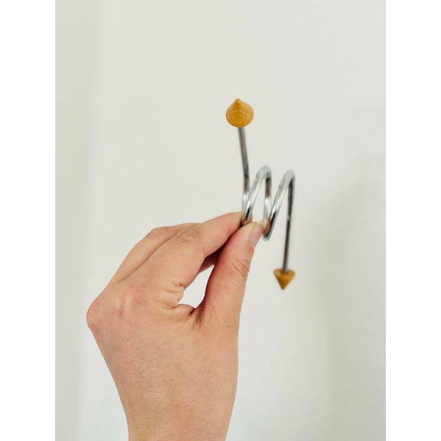 Post-Modern Vintage Spring Napkin Rings - Set of 6 For Sale In Boise - Image 6 of 9