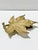 Brass Vintage Solid Brass Leaf Door Knocker, Botanical Entry Hardware, Hollywood Regency Decor For Sale - Image 8 of 10
