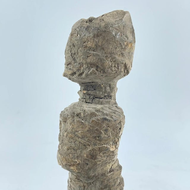 Early 20th Century Bakongo Wooden Figure on Custom Stand For Sale - Image 4 of 7
