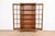 Late 20th Century Gustav Stickley Style Mission Oak Arts and Crafts Bookcase Cabinet For Sale - Image 5 of 11