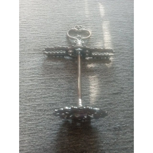 1960s 1960s Exquisite Art Noveau Silver Plated Ornate Cutlery Stand For Sale - Image 5 of 5